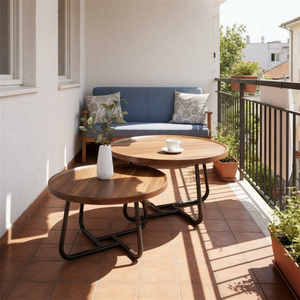 WATER RESISTANT WOOD TABLE SET