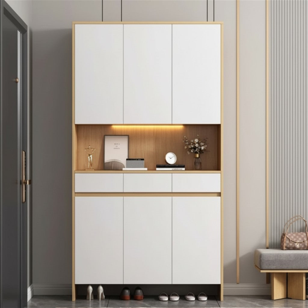 Dollap Modern për Korridor – Organizues Elegant me Hapësirë Dekorative