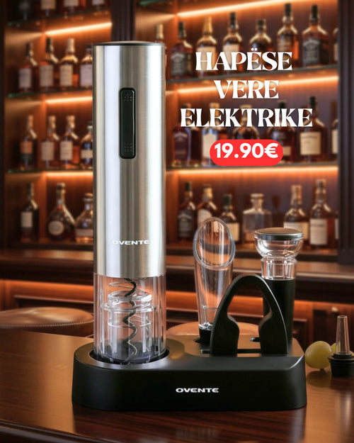 Hapëse Elektrike për Shishe Vere me Aksesorë