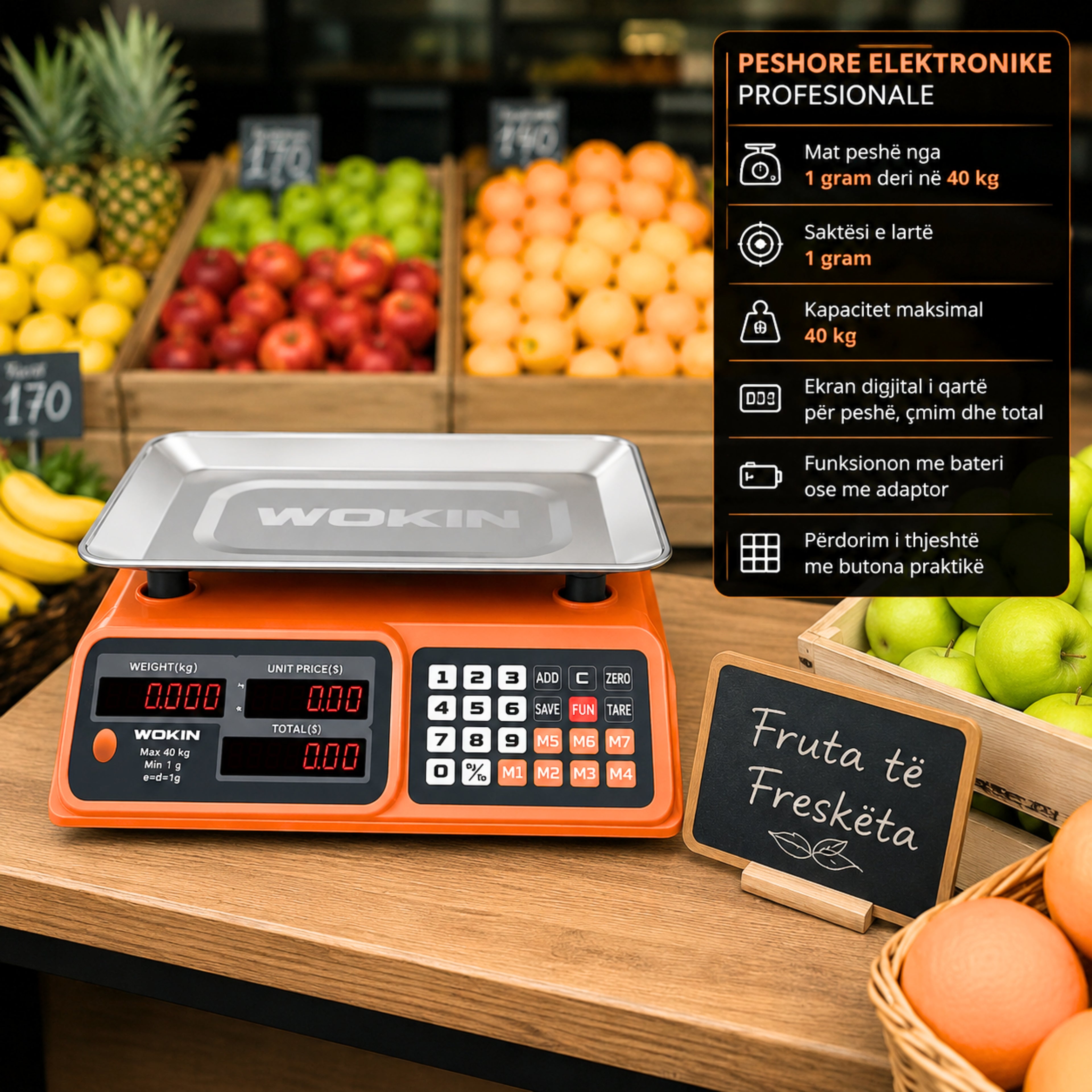 Peshore Elektronike Profesionale 40kg