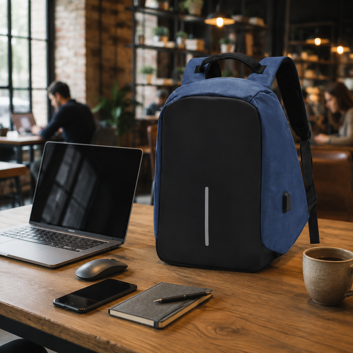 Çantë Shpine për Laptop – Dizajn Modern me Mbrojtje të Fortë