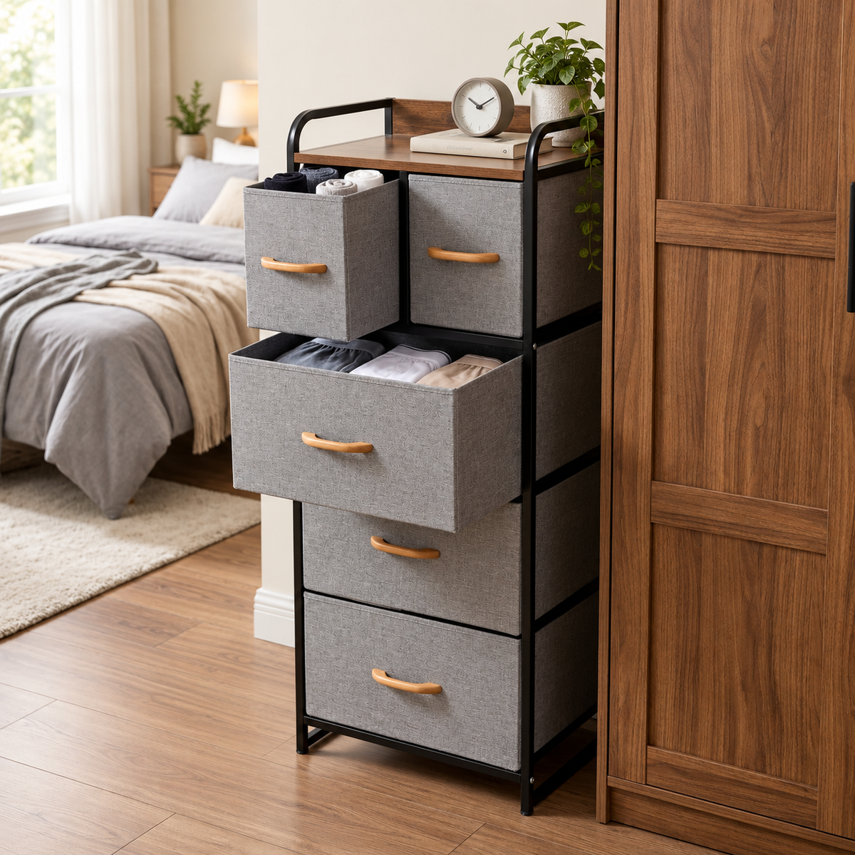 Dollap Organizues me 5 Sirtarë – Dizajn Modern