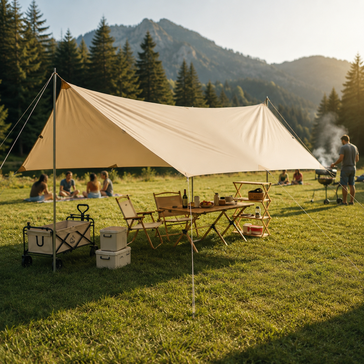 Tendë Hijezuese për Kamping dhe Piknik
