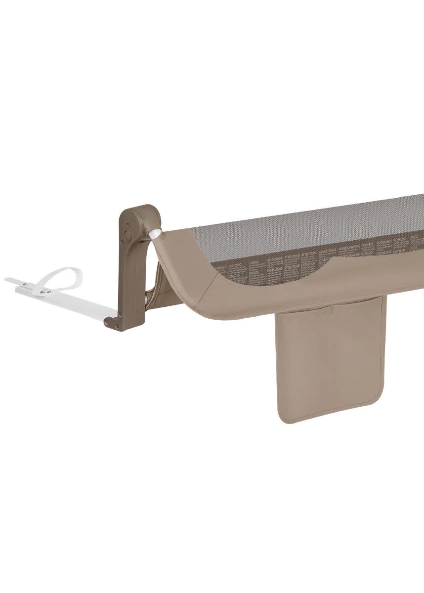 Lionelo Eva Beige Melange – Mbrojtëse anësore për shtrat