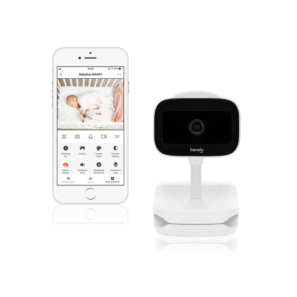 Lionelo Babyline Go – Monitor për bebe me aplikacion
