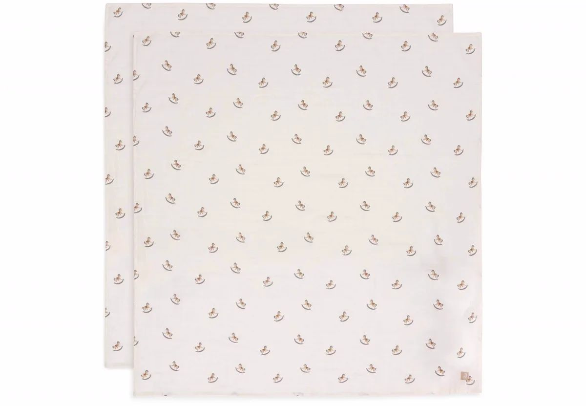 Jollein – Mbështjellëse muslini 115 × 115 cm, 2 copë (535-852-67103)