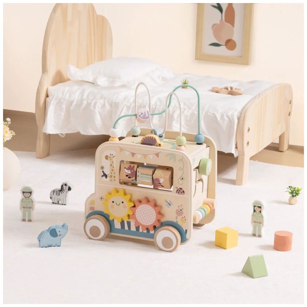 Tooky Toys – Automjet gjuetie lodër prej druri