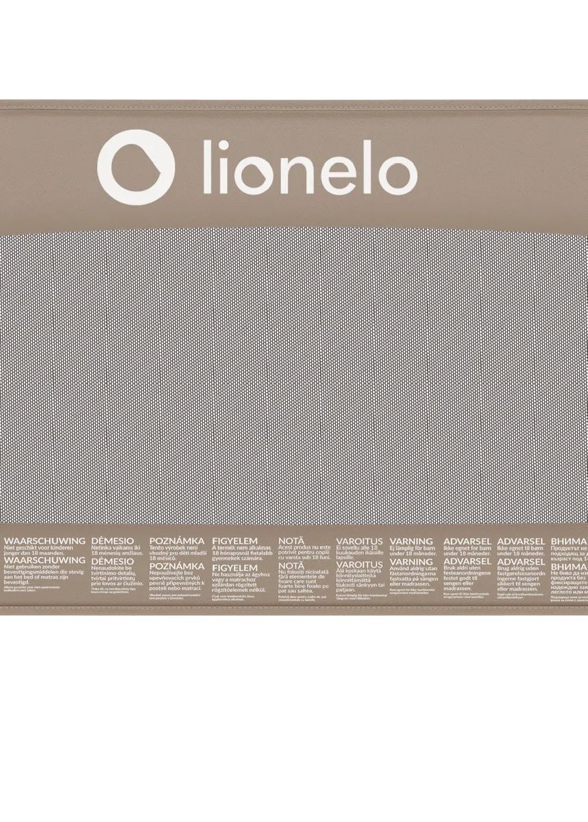Lionelo Eva Beige Melange – Mbrojtëse anësore për shtrat