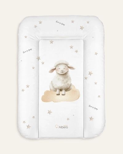 Albero – Dyshek i butë për ndërrimin e bebes MP70 447 Sleeping sheep