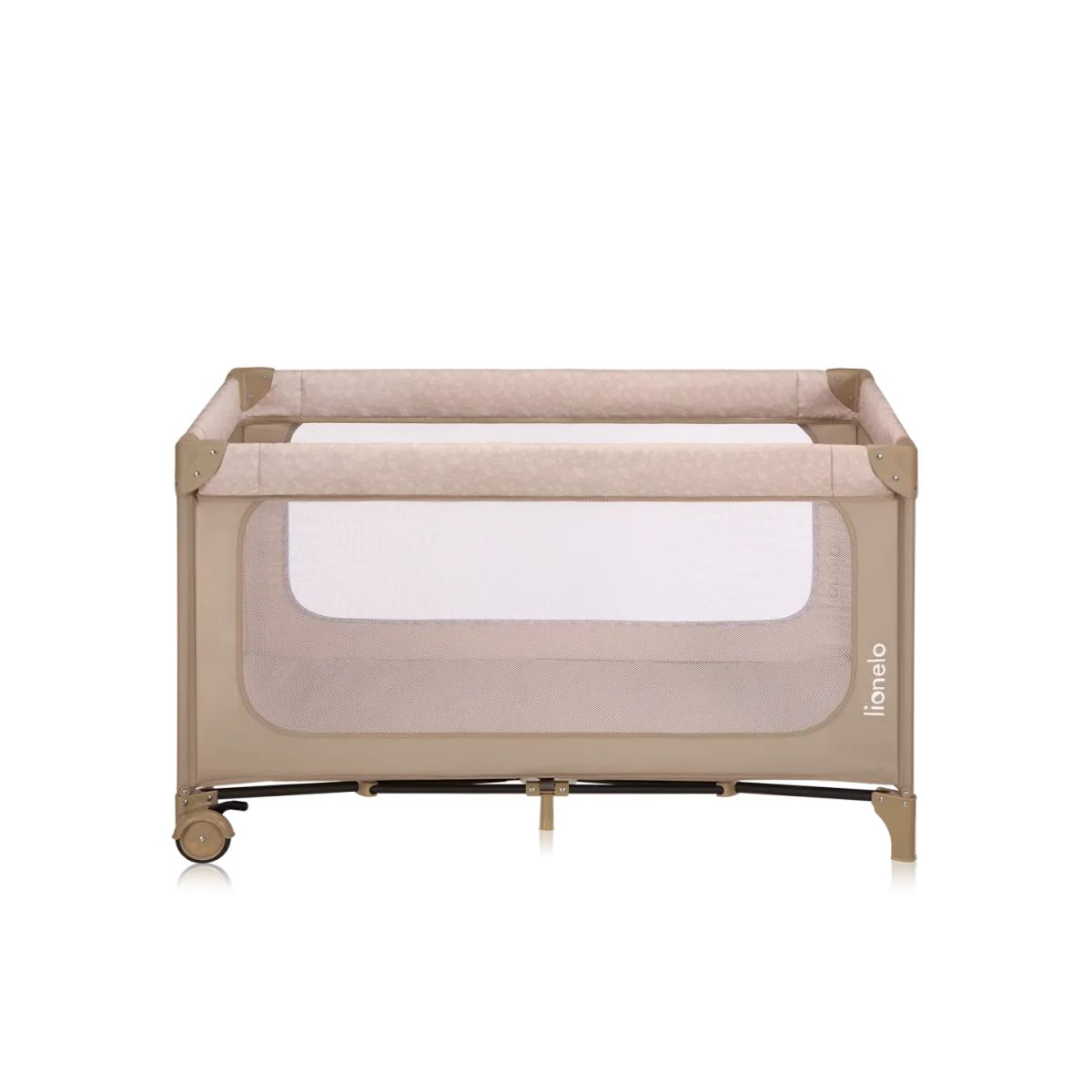 Lionelo Jasmin Easy Fold Beige Sand – Shtrat udhëtimi për bebe