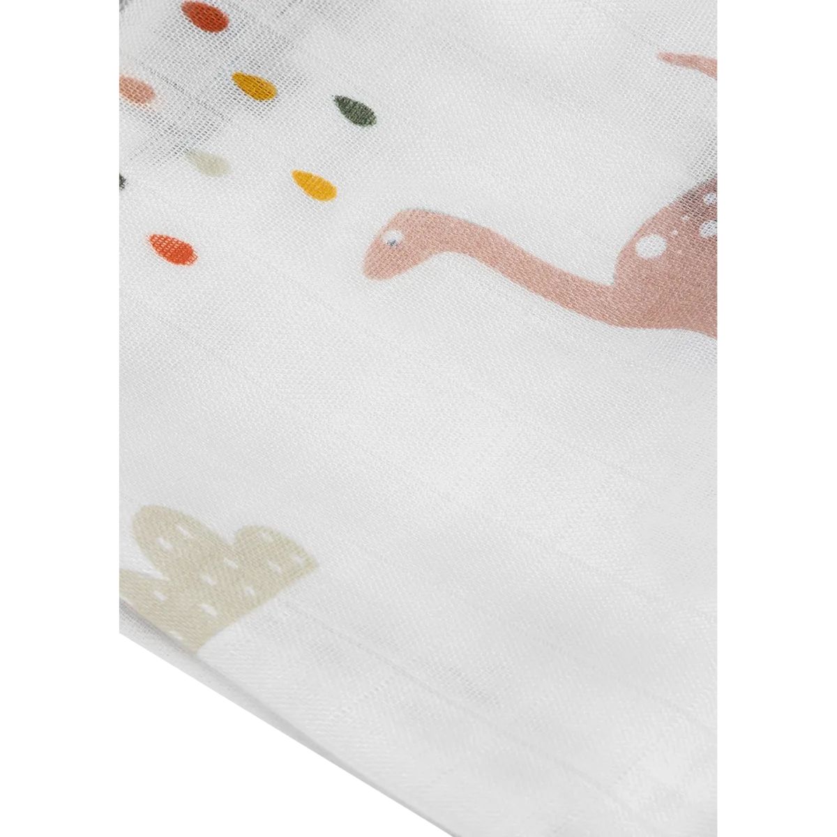 Lionelo Bamboo Set Dino – 3 pelena bambuje 70 × 70 cm