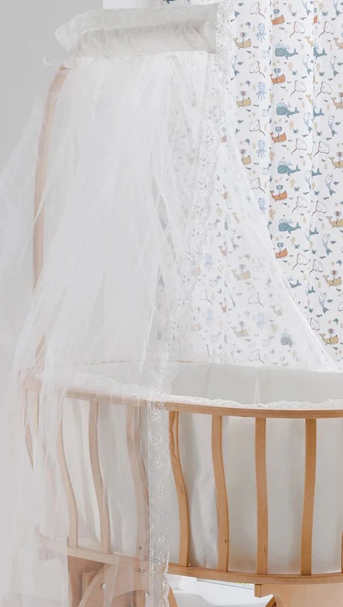BabyWho Prato Natural Wood – Djep për bebe 50 × 90 cm