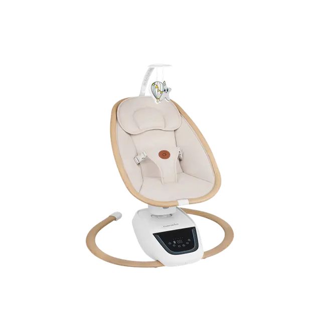 Lionelo Olivia Beige Natural – Luhatëse elektrike për bebe