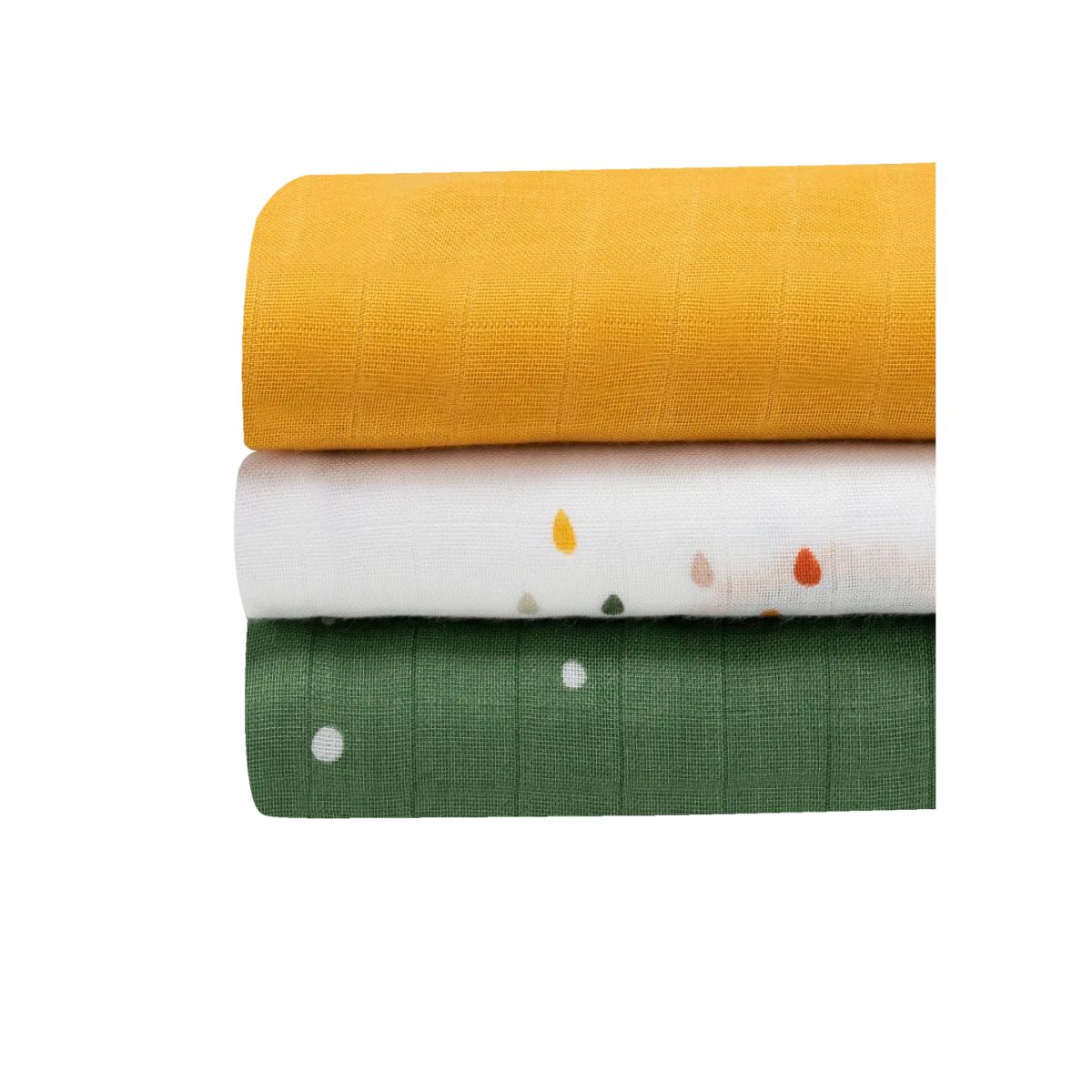 Lionelo Bamboo Set Dino – 3 pelena bambuje 70 × 70 cm