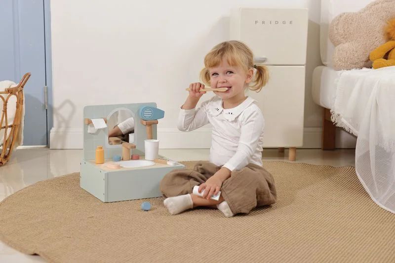 Tooky Toys – Set aksesorësh për kujdes personal prej druri