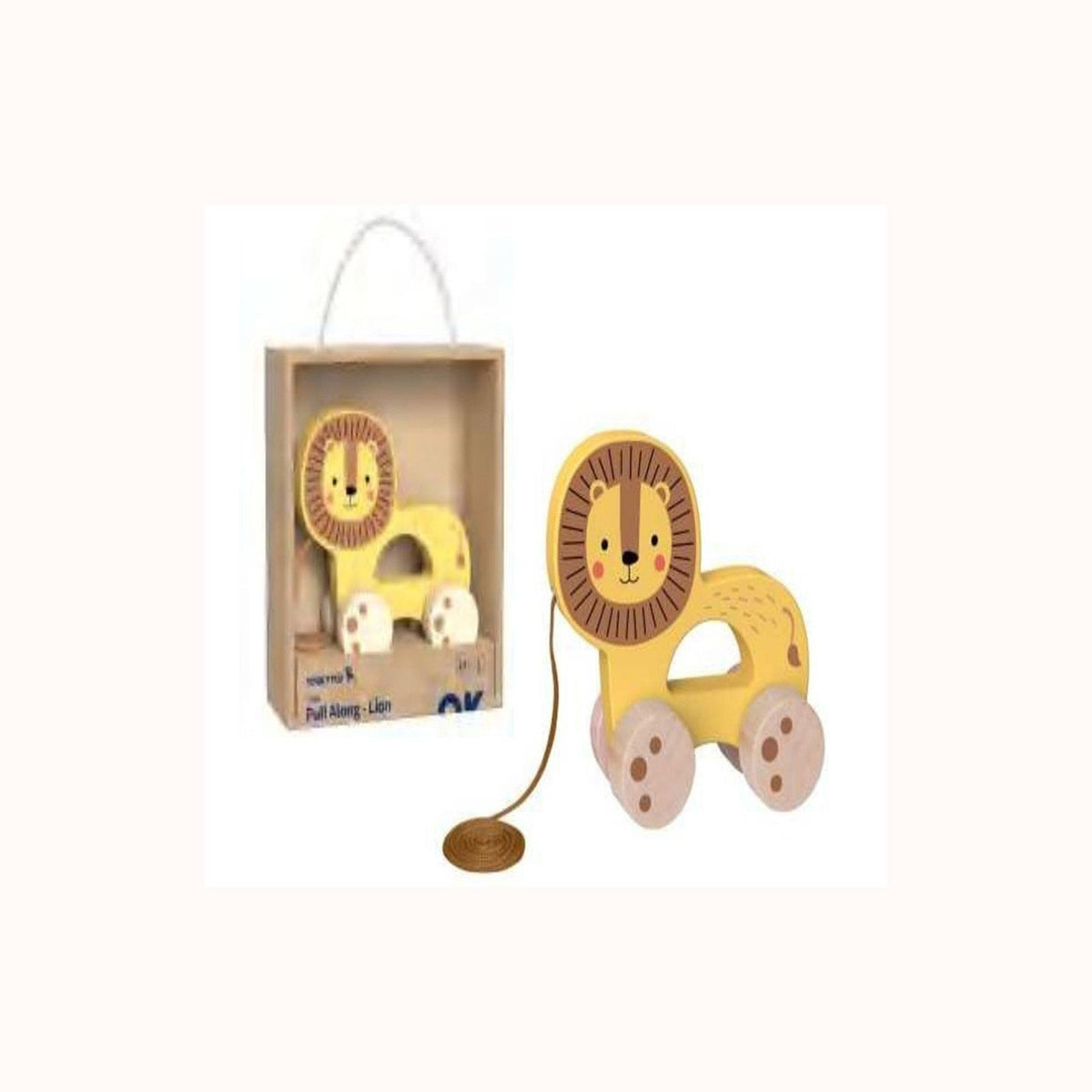 Tooky Toys – Luan tërheqës prej druri për fëmijë