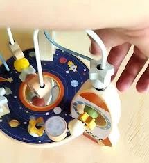 Tooky Toys – Labirint me rruaza Space prej druri