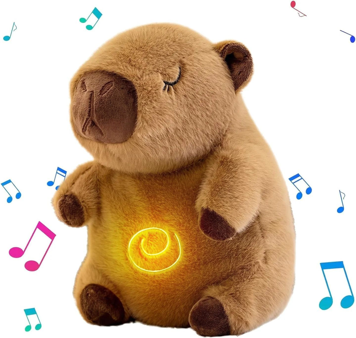 Capybara – Lodër qetësuese plush me frymëmarrje