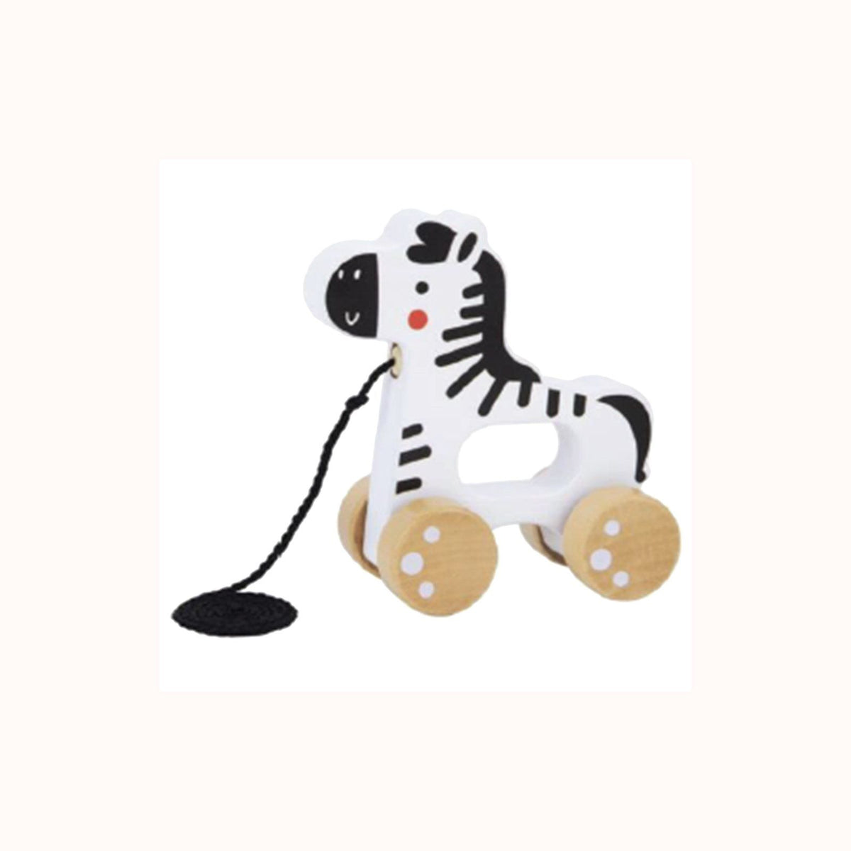 Tooky Toys – Zebër tërheqëse prej druri për fëmijë