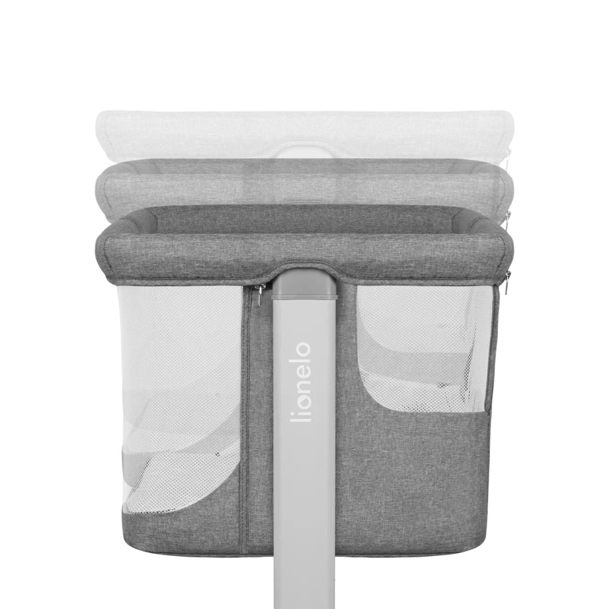 Lionelo Aurora Grey Concrete – Shtrat për bebe 3 në 1