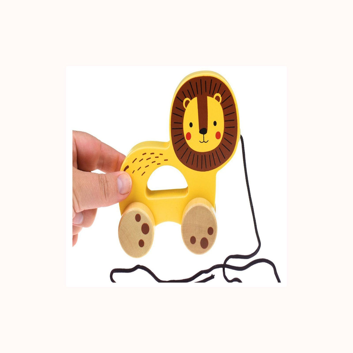 Tooky Toys – Luan tërheqës prej druri për fëmijë