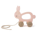 Trixie – Lodër tërheqëse prej druri – Mrs. Rabbit
