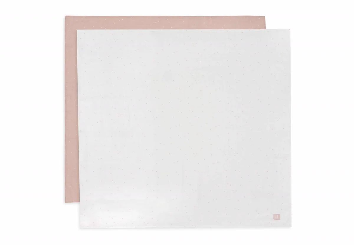 Jollein – Mbështjellëse muslini 115 × 115 cm, 2 copë (535-852-67101)