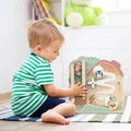 Tooky Toys – Pistë edukative 2 në 1 me topa prej druri