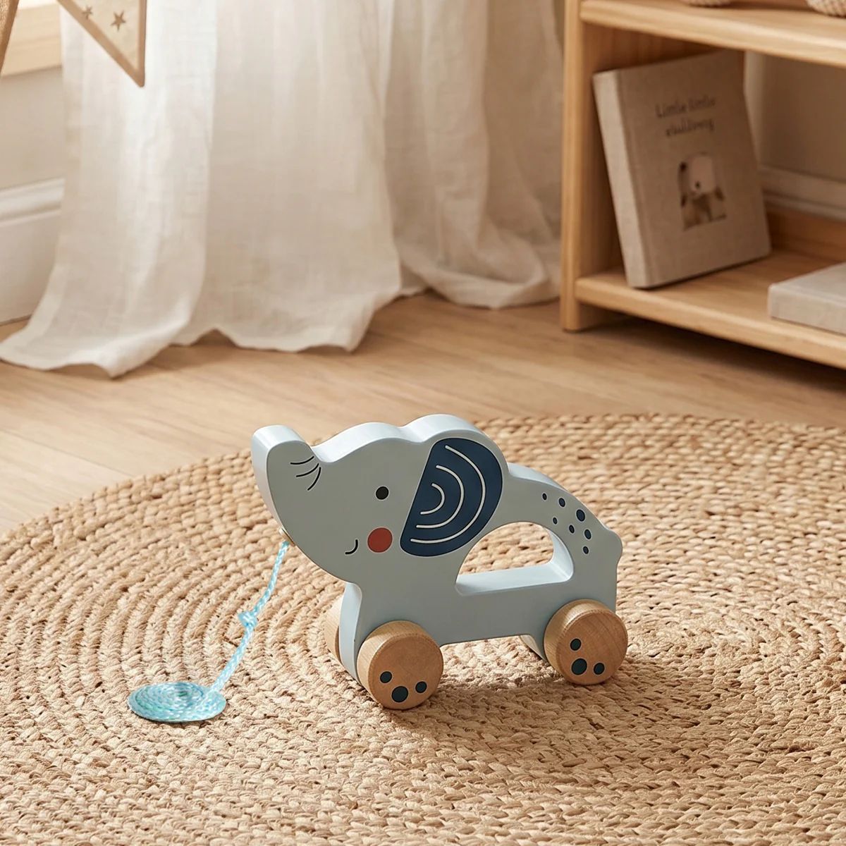 Tooky Toys – Elefant tërheqës