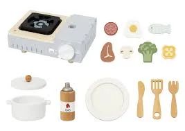 Tooky Toys – Set kampingu me sobë prej druri