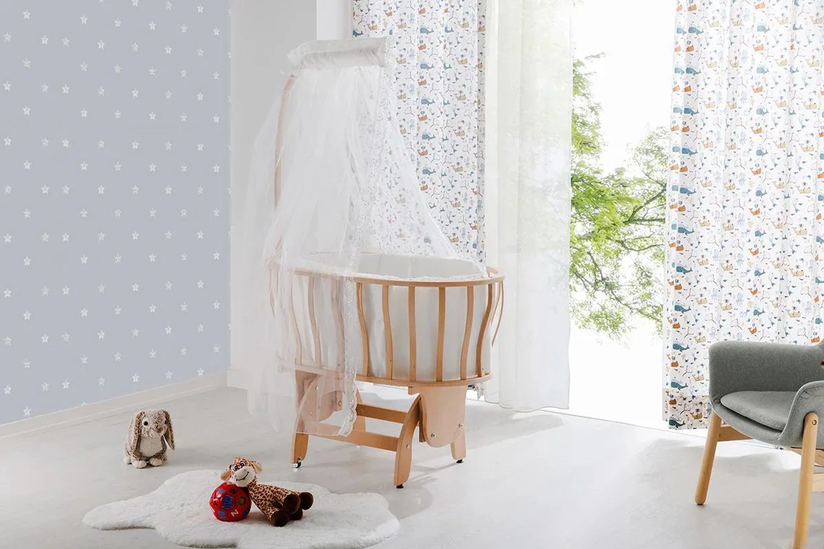 BabyWho Prato Natural Wood – Djep për bebe 50 × 90 cm