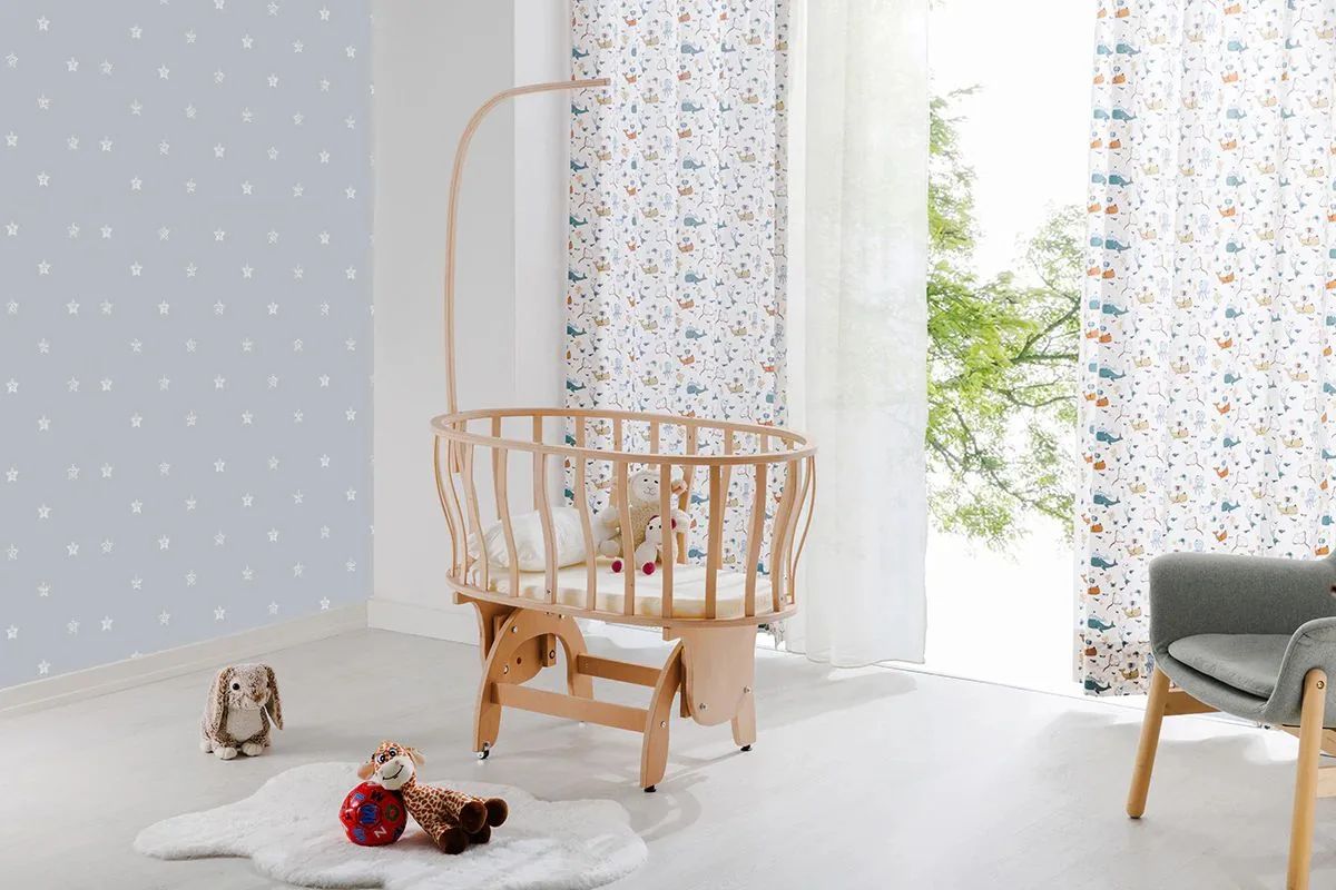 BabyWho Prato Natural Wood – Djep për bebe 50 × 90 cm