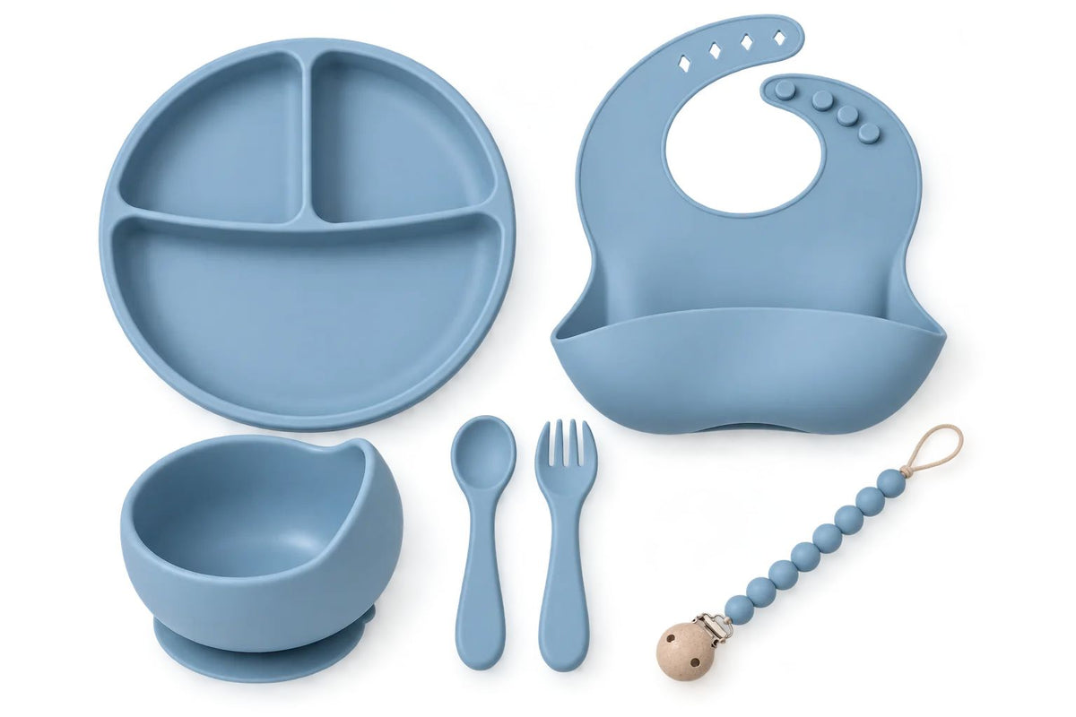 Set ushqimi për bebe prej silikoni