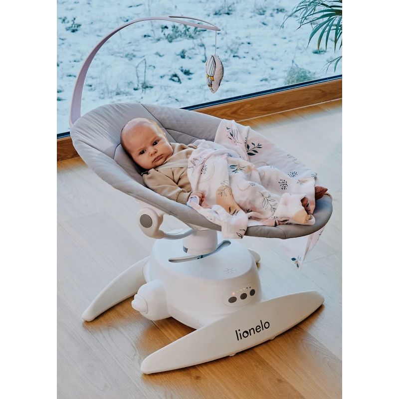 Lionelo Iris Grey Concrete – Luhatëse elektrike për bebe