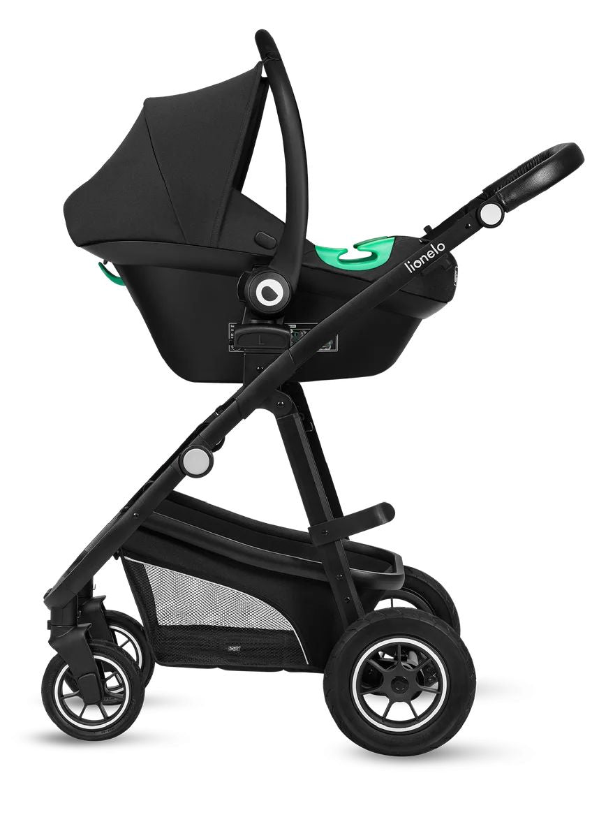 Lionelo Bianka Black Onyx – Karrocë 3 në 1