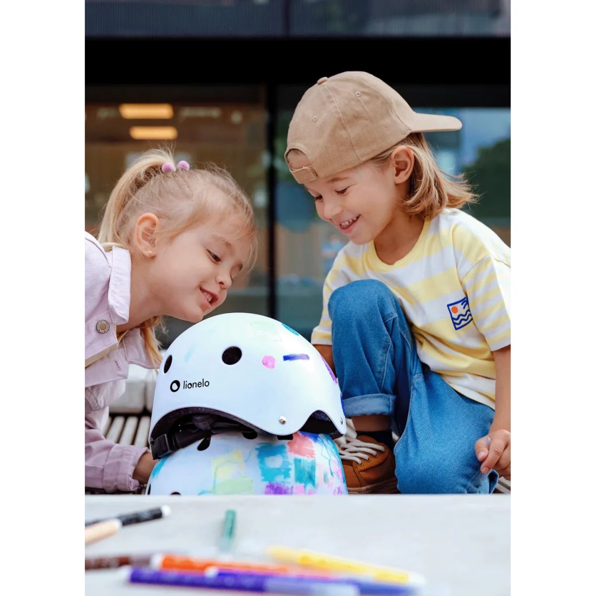 Lionelo Helmet Pink Rose – Helmetë për fëmijë