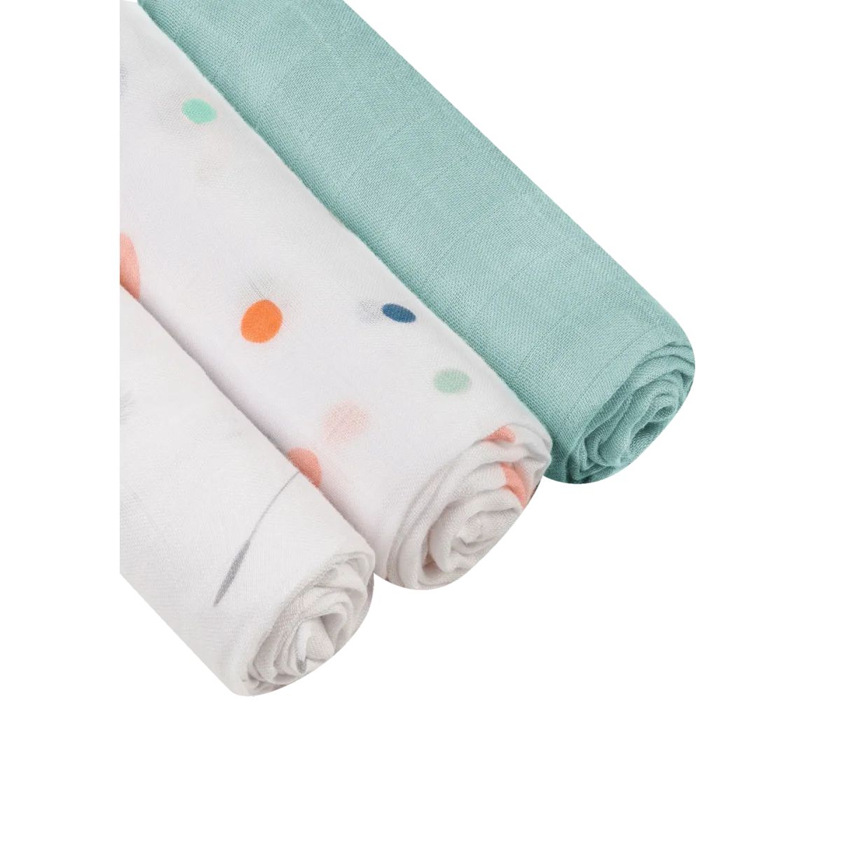 Lionelo Bamboo Set Dot – 3 pelena bambuje 70×70 cm
